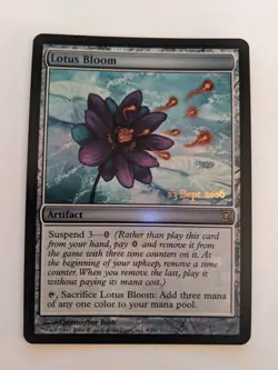 MTG English FOIL Magic Card Near Mint LOTUS BLOOM from Time Spiral pre-PROMO - Image 1