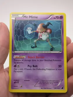 Pokemon Mr. Mime 47/116 Plasma Freeze Regular Rare Basic LP - Image 1
