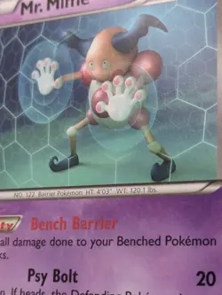 Pokemon Mr. Mime 47/116 Plasma Freeze Regular Rare Basic LP - Image 2
