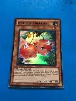 YUGIOH Super Rare Naturia Cherries STBL-EN030 1st Edition - Image 1