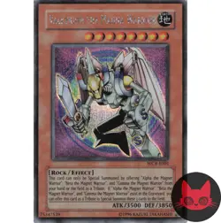 Yugioh Valkyrion the Magna Warrior WC4-E001 Primatic Secret Rare LP - Image 1