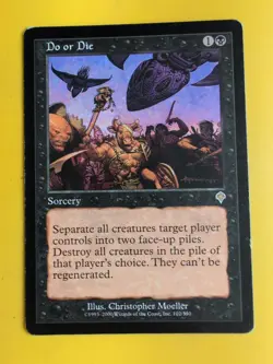 Do or Die. Invasion rare sorcery. Wear to edges Magic the Gathering Card. - Image 3