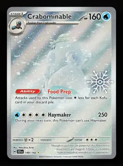 Crabominable 149/142 Holiday Calander Pokemon Card - Image 1