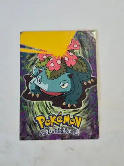 Venusaur #62 Topps Black Logo The First Movie Trading Cards Pokemon MP - Image 1