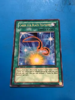 YUgioh Ultra Rare Cards For Black Feathers TSHD-EN046 1st Edition - Image 1