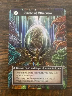 Sorcery Contested Realm Dragonlord - Cradle Of Etherrum - FOIL - Image 1