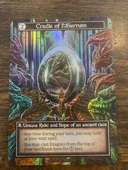 Sorcery Contested Realm Dragonlord - Cradle Of Etherrum - FOIL - Image 3