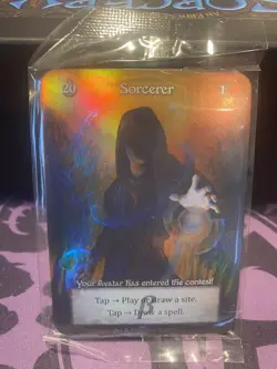 Sorcery Contested Realm Beta Box Topper Sealed - Foil Sorcerer Avatar & Tokens - Image 1