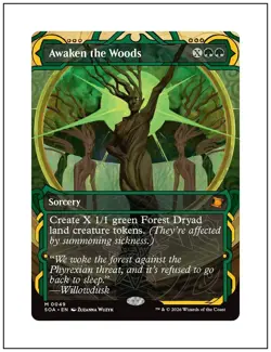 Awaken the Woods, Mystical Archive, Secrets of Strixhaven, Magic MTG NM - Image 1