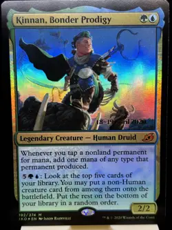 Kinnan, Bonder Prodigy MTG (Prerelease) FOIL Ikoria Lair of Behemoths IKO 192 - Image 2