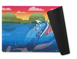 Pokemon TCG Dondozo & Tatsugiri Teamwork Playmat – Pokemon Center – Sealed - Image 2