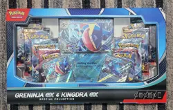 pokemon tcg and Kingdra EX special Collection IN HAND collection box - Image 1