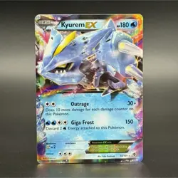 Pokemon TCG Kyurem EX 30/101 Plasma Blast Full Art Ultra Rare Holo English *LP* - Image 1