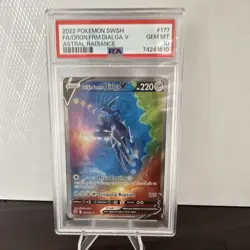 Origin Forme Dialga V 177/189 Astral Radiance Full Art Holo PSA 10 - Image 1