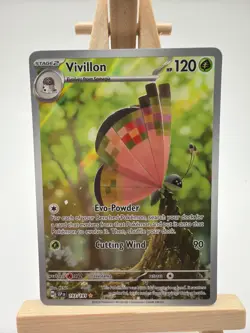 Vivillon Illustration Rare IR 193/191 Surging Sparks SV Pokemon TCG - Image 1