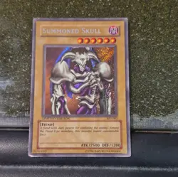 Yu-Gi-Oh! TCG Konami Summoned Skull BPT-002 Secret Rare LE 2002 Tin Holo Fiend - Image 1
