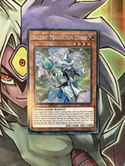 LEDE-EN003 Silent Magician Zero Secret Rare 1st Edition NM Yugioh Card - Image 1