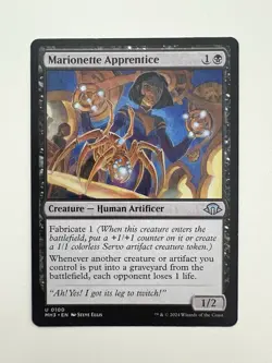 Marionette Apprentice MTG Magic the Gathering Card NM Near Mint MH3 - Image 1