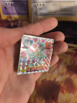Pokemon Karte Card Holo Machamp Machomei Amada Sticker Prism japanese LP - Image 2
