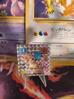 Pokemon Karte Card Holo Charizard Glurak Prismjapanese Amada Sticker Exc - Image 1