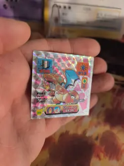 Pokemon Karte Card Holo Charizard Glurak Prismjapanese Amada Sticker Exc - Image 5