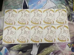 💫 10pc Brilliant Stars ETB Deck Protector Sleeves - LP - Pokemon - Arceus - Image 1