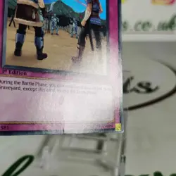 Scrubbed Raid DP09-EN029 1st Edition Super Rare YuGiOh Card Moderately Played MP - Image 2