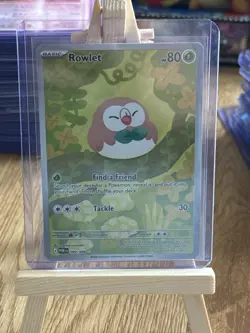 Pokemon TCG - Rowlet 090/088 - Perfect Order - Illustration Rare Card Near Mint - Image 1