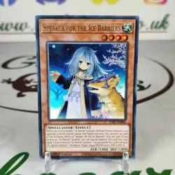 Speaker For The Ice Barriers SDFC-EN003 Ultra Rare Card 1st Edition Near Mint NM - Image 1