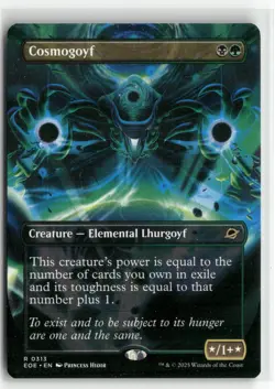 Cosmogoyf (Borderless) 313 Edge of Eternities Magic: The Gathering Rare NM - Image 1