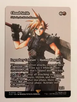 Cloud Strife - Najeela, the Blade-Blossom (Showcase) [FCA - 42] - NM TCG MTG - Image 1