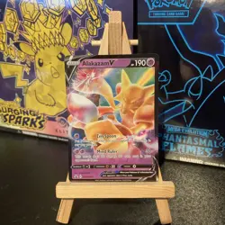 Alakazam V SWSH083 Black Star Promo Ultra Rare Near Mint Pokemon - Image 1
