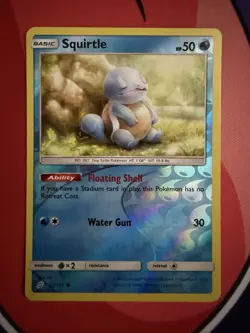 Squirtle 22/181 Team Up Reverse Holo Pokemon TCG SM9 NM - Image 1