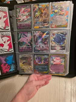 Pokemon Cards In Binder. Lot Of 117 Pokemon cards Total, Binder included. - Image 4