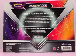 Pokemon MEOWTH VMAX Special Collection Factory Sealed Box 820650803949 - Image 2