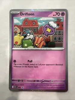 Drifloon 005 Mega Evolutions Black Star Promo Cosmo Holo Pokemon TCG Mint/NM - Image 1