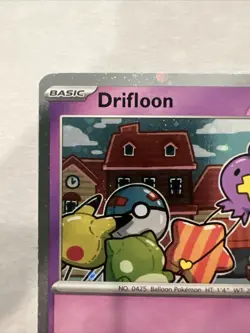 Drifloon 005 Mega Evolutions Black Star Promo Cosmo Holo Pokemon TCG Mint/NM - Image 2