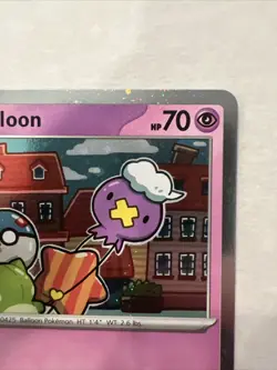 Drifloon 005 Mega Evolutions Black Star Promo Cosmo Holo Pokemon TCG Mint/NM - Image 3