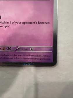Drifloon 005 Mega Evolutions Black Star Promo Cosmo Holo Pokemon TCG Mint/NM - Image 4