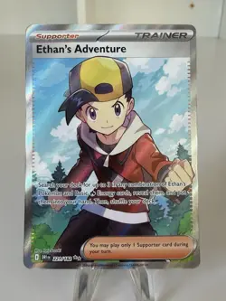 Ethan's Adventure 221/182 Ultra Rare Destined Rivals Pokemon NM - Image 1