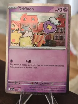 Pokemon Drifloon MEP 005 Cosmos Holo Black Star Promo NM - Image 1