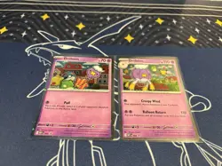 Drifloon 005 & Drifblim 006 BLACK STAR PROMO COSMOS HOLO MEGA EVOLUTION Pokemon - Image 1