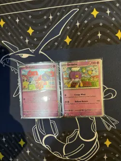 Drifloon 005 & Drifblim 006 BLACK STAR PROMO COSMOS HOLO MEGA EVOLUTION Pokemon - Image 2