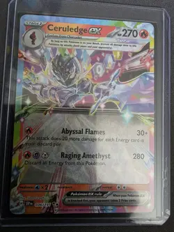 Pokemon TCG Surging Sparks Ceruledge EX 036/191 Holo Double Rare NM - Image 1