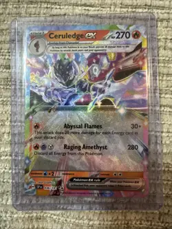 Pokemon Ceruledge ex 036/191 Surging Sparks Double Rare NM - Image 1