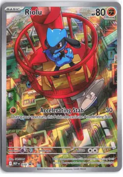Riolu 010 Holo Promo ME: Mega Evolution Promo Pokemon NM - Image 1