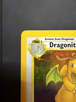 1999 Pokemon TCG Fossil Unlimited Dragonite Holo 4/62 LP - Image 2