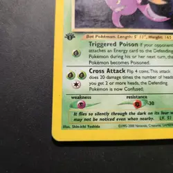 2000 1st Edition Crobat 4/64 - Neo Revelation Holo Rare - Pokemon TCG - MP - Image 4