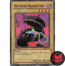 Yugioh Man-Eating Treasure Chest MRL-E106 Common 1st Edition NM - Image 1