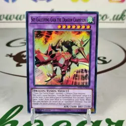 Sky Galloping Gaia the Dragon Champion MIL1-EN010 Super Rare 1st Ed Yugioh NM - Image 1